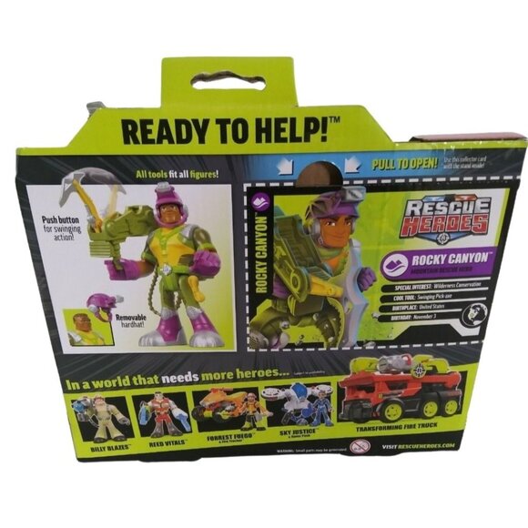 Fisher-Price Rescue Heroes Rocky Canyon Action Figure With Accessories - Picture 6 of 6
